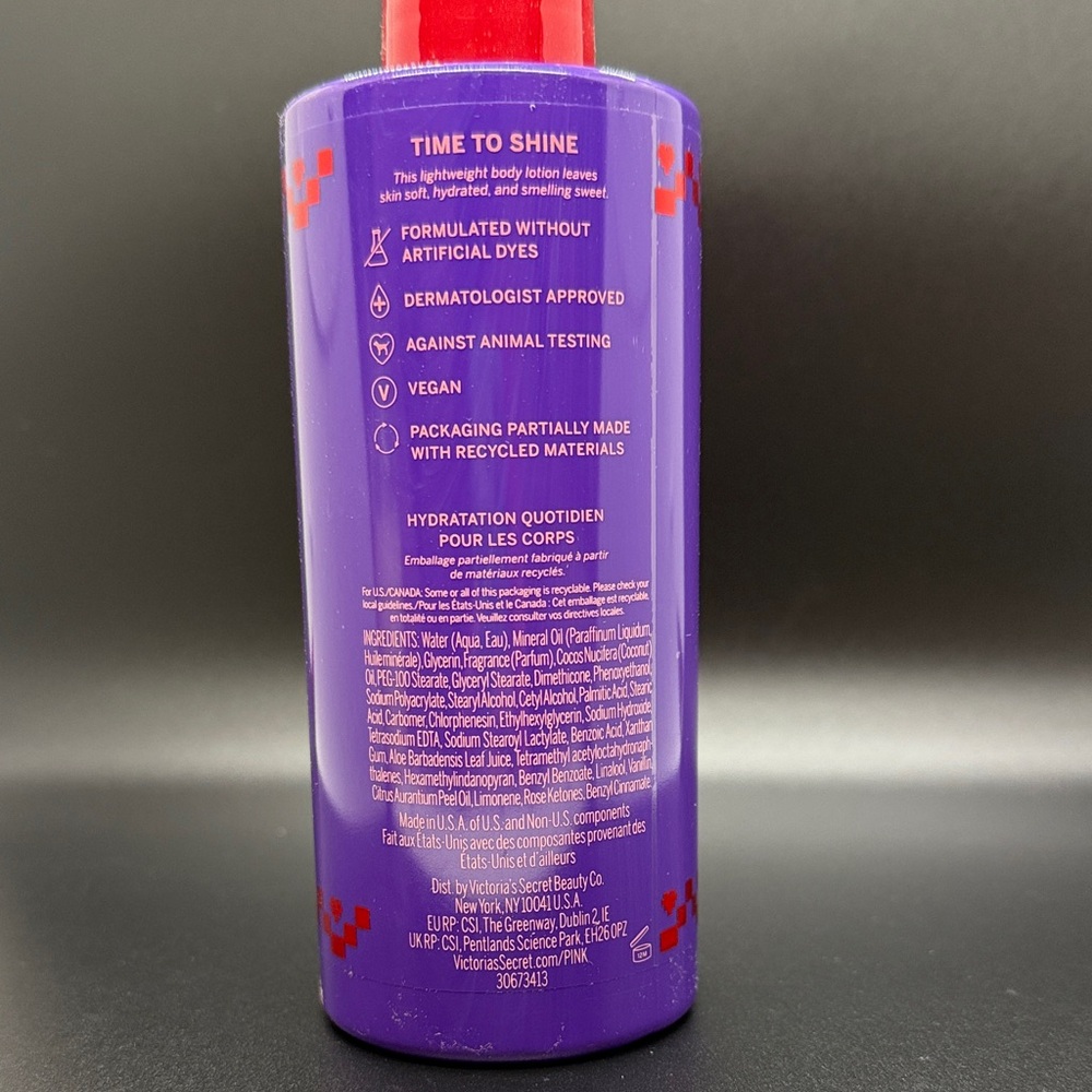 PINK Victoria's Secret Sugar Plum Body Lotion - Purple and Red - Picture 2 of 5